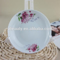 beautiful clear porcelain salad bowl with decal